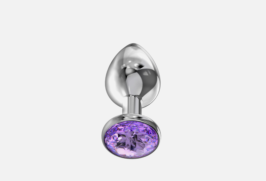 Большая анальная пробка Lola Games Diamond Purple Sparkle XL 