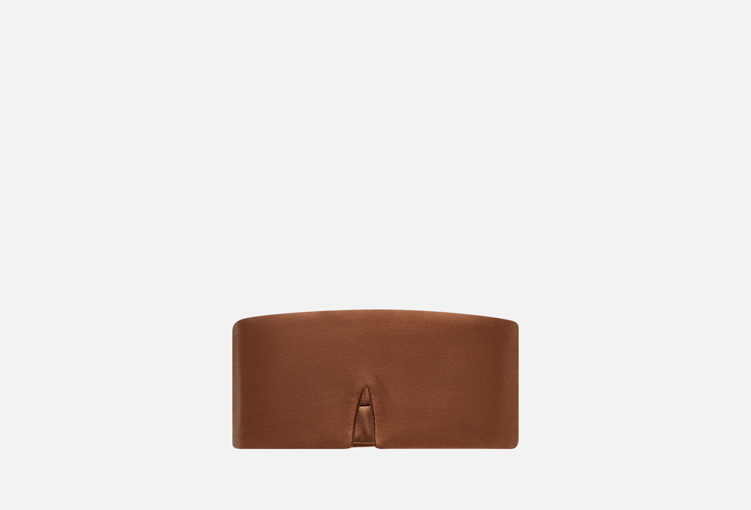 Изображение товара Шелковая повязка для сна на липучке silk lovers Шоколад