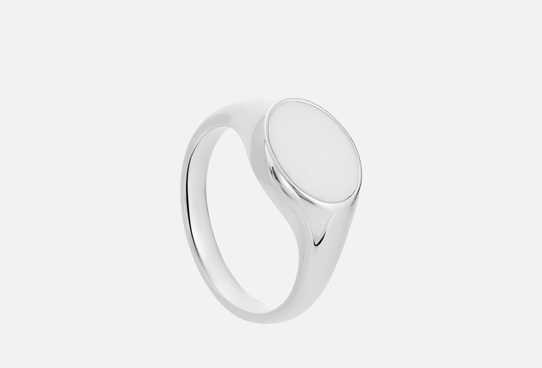 Кольцо серебряное SUMEI IVORY Signet 17 мл lalique серебряное кольцо печатка с черным хрусталем