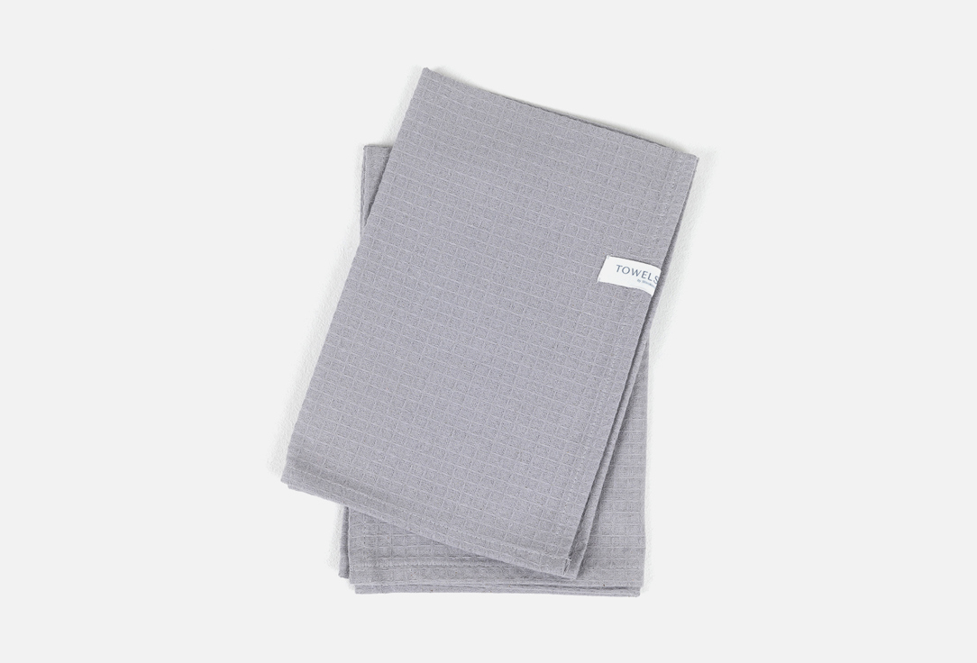 Вафельное полотенце TOWELS BY SHIROKOVA Галька 40х60 1 шт