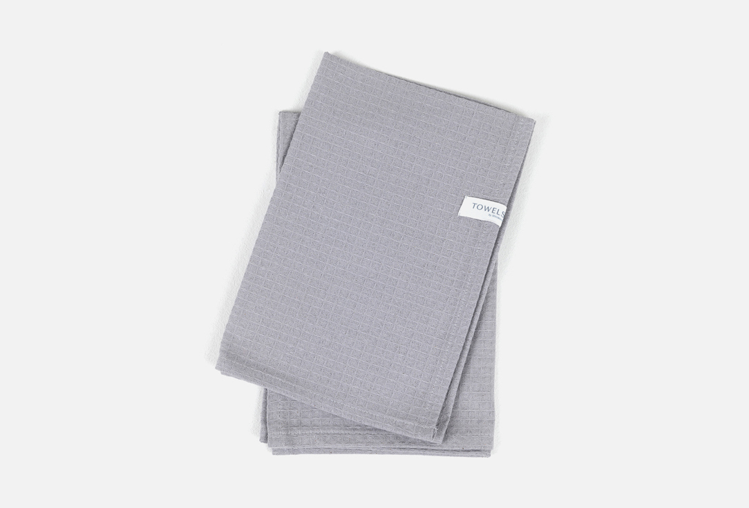 цена Вафельное полотенце TOWELS BY SHIROKOVA Галька 40х60 1 шт