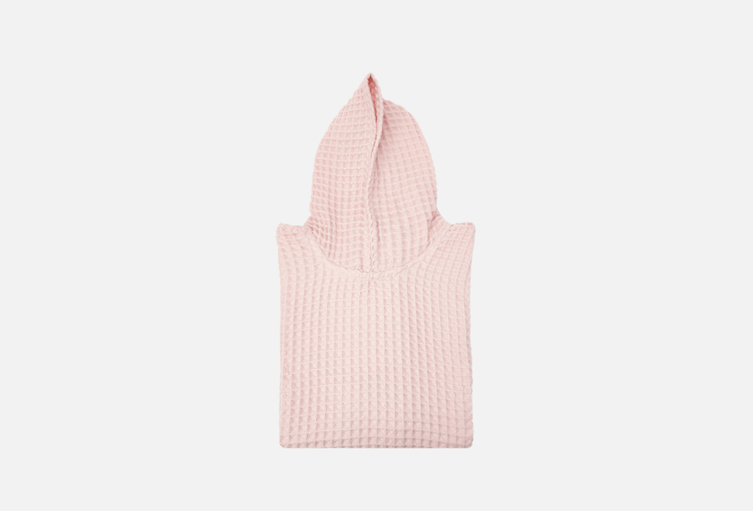 Пончо-полотенце TOWELS BY SHIROKOVA Розовое 100х100 1 шт пончо nat махровое розовое без вышивки рост 116 134 см