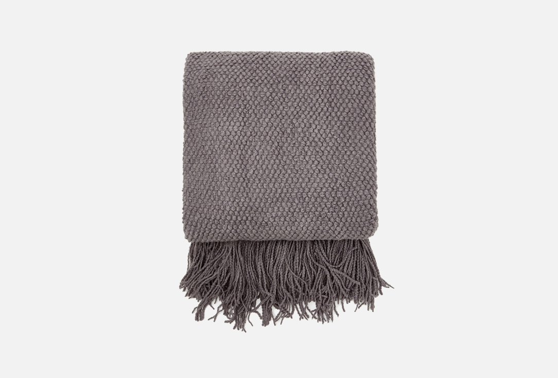 

Плед TOWELS BY SHIROKOVA, Серый, На осень серый 1 шт