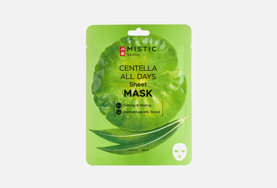 

Маска для лица MISTIC, CENTELLA ALL DAYS 1 шт