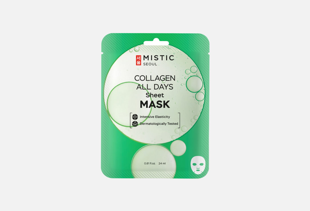 

Маска для лица MISTIC, COLLAGEN ALL DAYS 1 шт