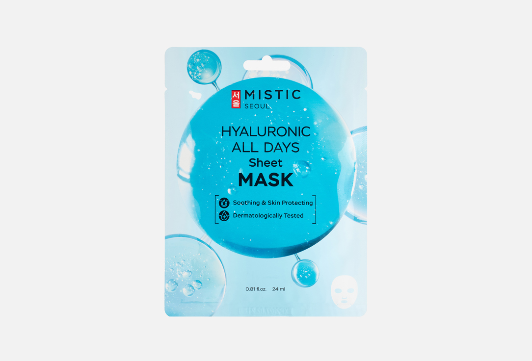 

Маска для лица MISTIC, HYALURONIC ALL DAYS 1 шт