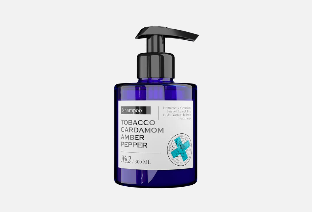 Изображение товара Парфюмированный шампунь для волос №2 MANIAC GOURMET tobacco, cardamom, amber, pepper