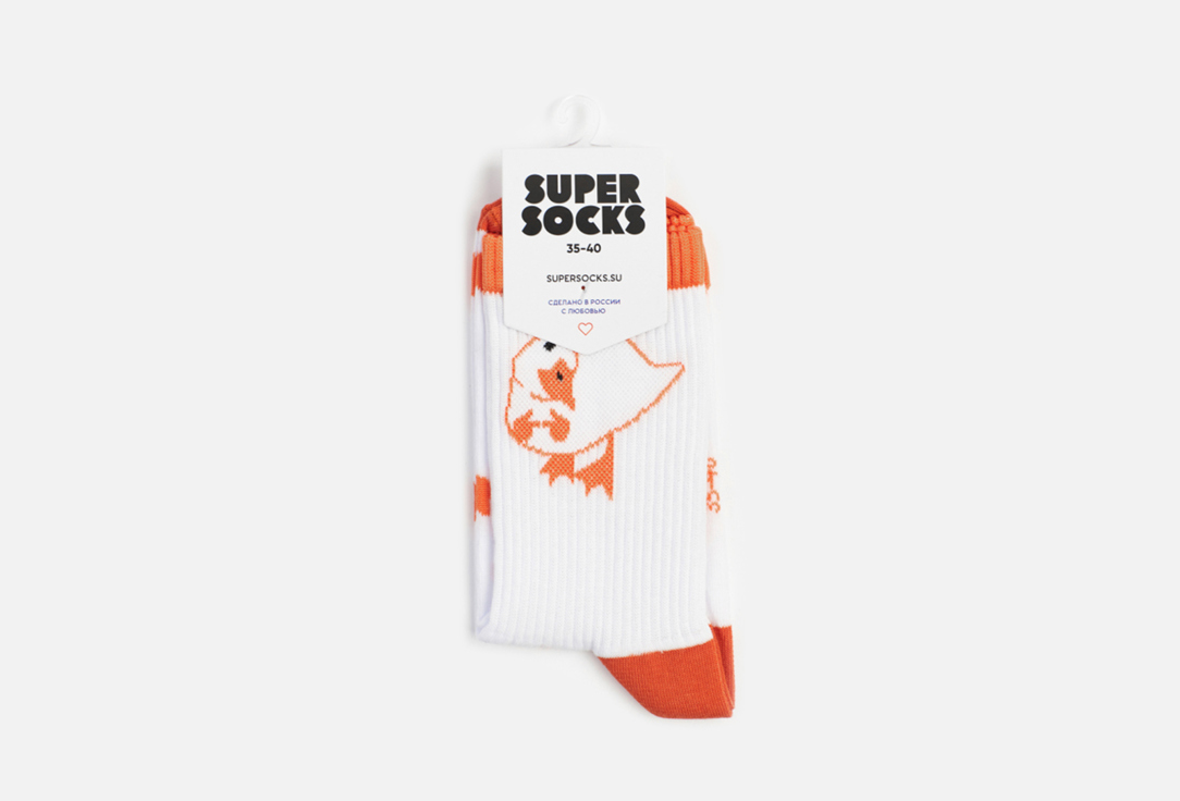 Носки SUPER SOCKS Гусь 40-45 мл носки super socks белый 40 45