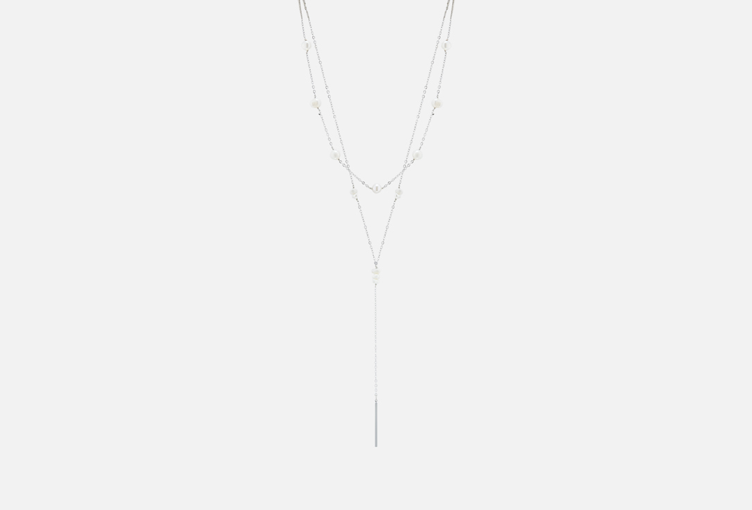 С жемчугом и галстуком серебристая 1 шт 2763₽