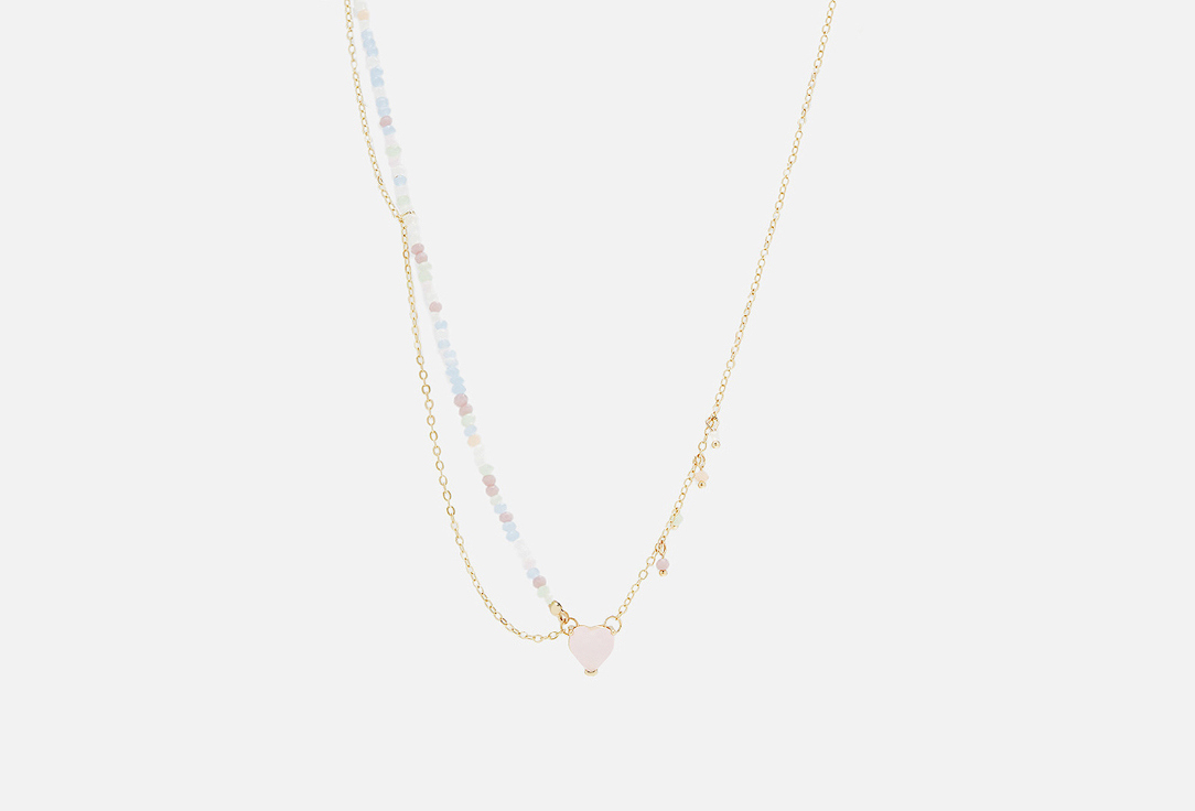 

Цепь разноцветная ATTRIBUTE SHOP, С розовым сердцем 1 шт