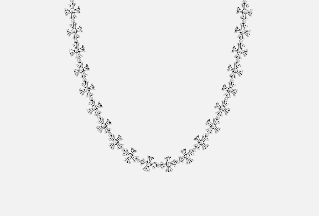 

Цепь из крестов ATTRIBUTE SHOP, Серебристая 1 шт