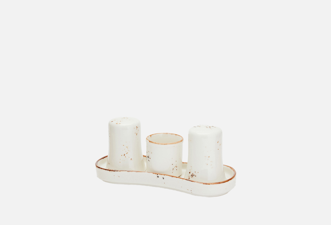 

Набор для специй BY BONE, Белый, Elegance 4 шт