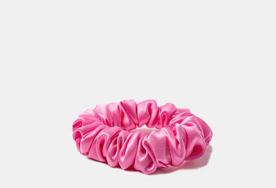 шелковая резинка для волос Silk Universe розовый пион 