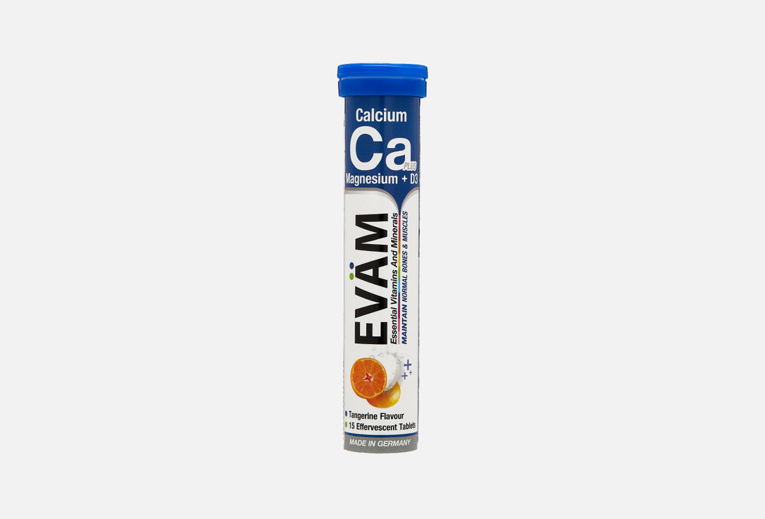 комплекс кальций магний с витамином д3 60 капсул Комплекс витаминов для укрепления иммунитета EVAM Кальций, Магний, Д3 15 шт