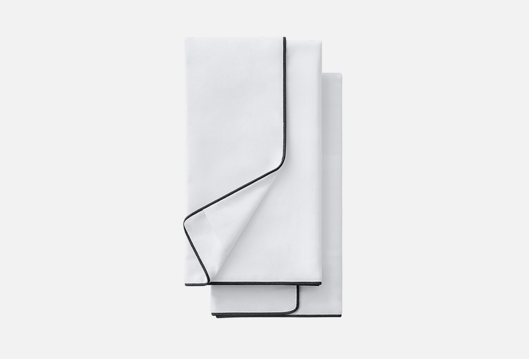 Комплект наволочек SOFT SILVER Альпийский снег, белый, 70х70 набор полотенец soft silver альпийский снег 3 шт