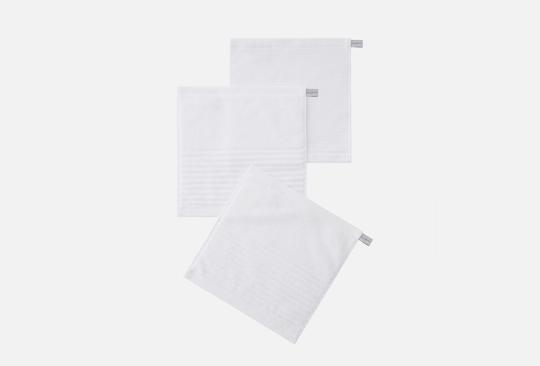 Изображение товара Набор Полотенец Soft Silver Альпийский снег 30х30