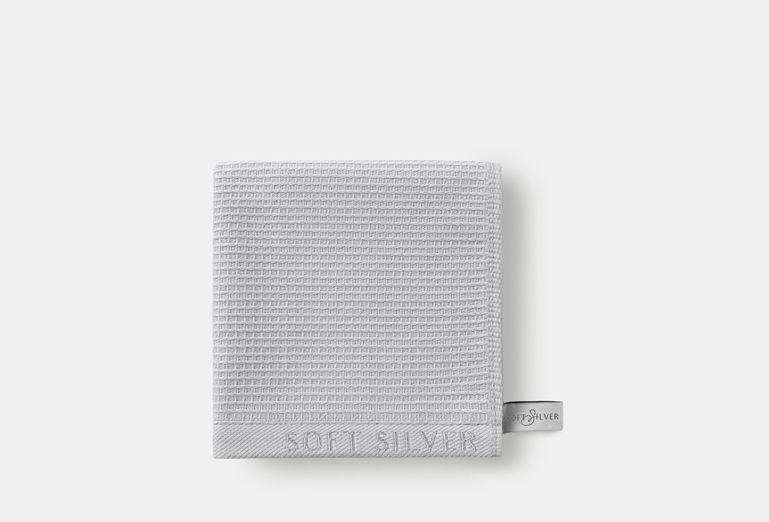 Изображение товара Полотенце махровое Soft Silver Благородное серебро 30х30