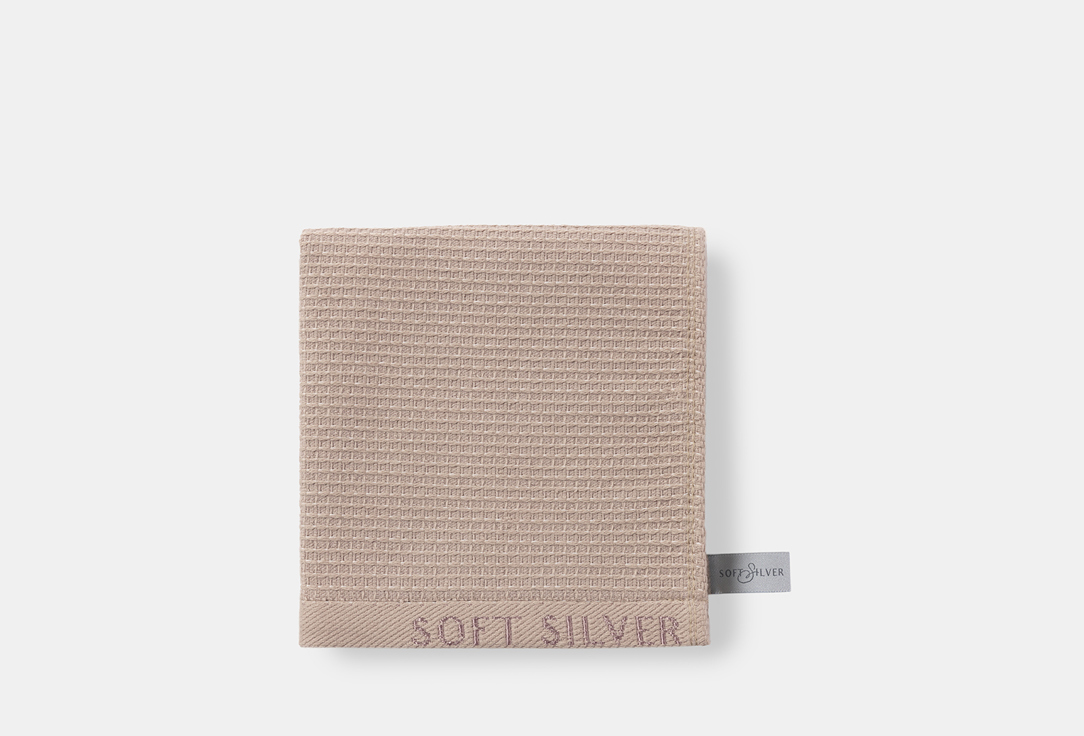 Изображение товара Полотенце махровое Soft Silver Песчаный берег 30х30