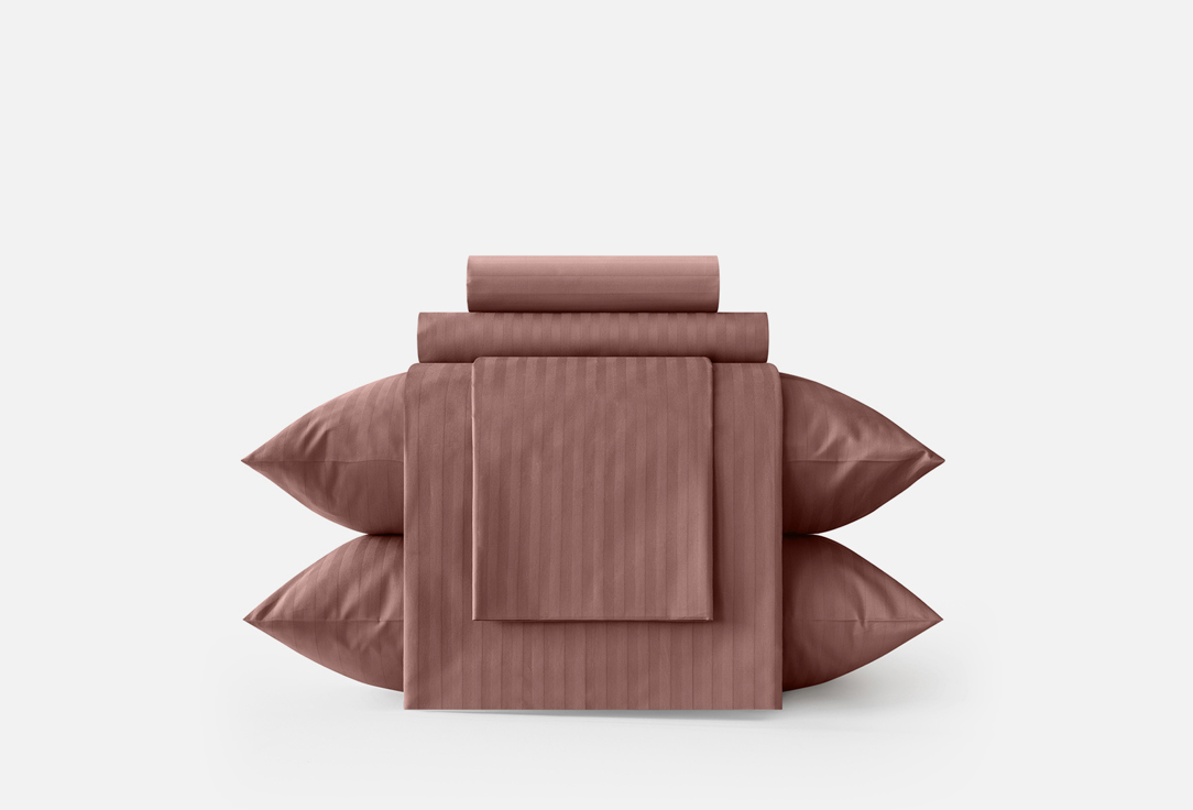 Комплект постельного белья VEROSSA Stripe Ash евро 1 шт комплект постельного белья posteli шоколад евро