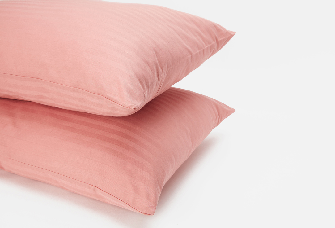 Комплект наволочек Verossa Stripe Rouge, розовый, 50х70 
