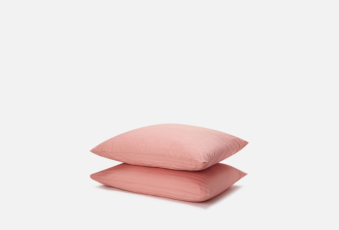 Комплект наволочек Verossa Stripe Rouge, розовый, 50х70 