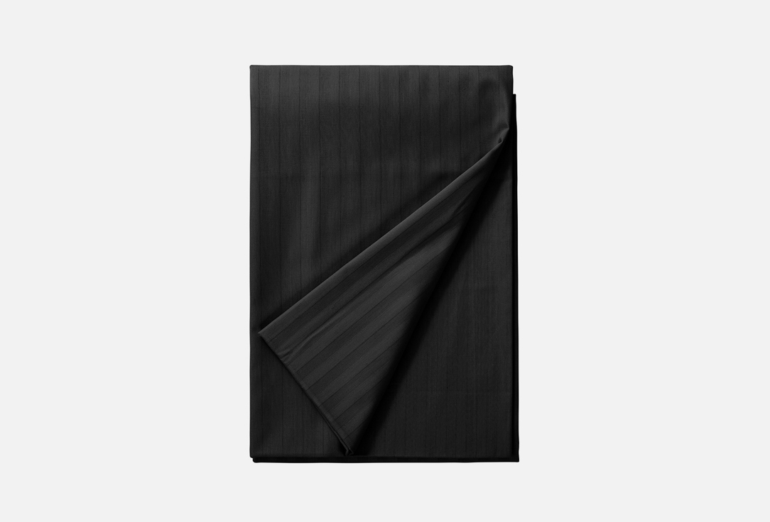 Изображение товара Пододеяльник Verossa Stripe Black, черный, 148х215