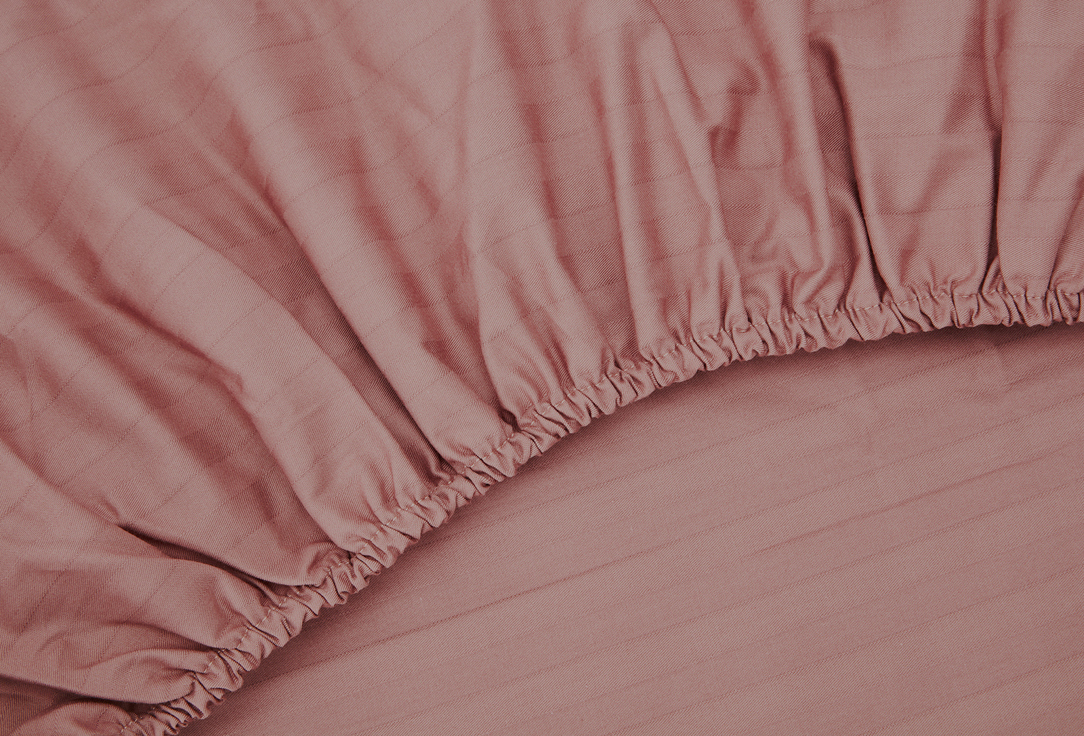 Простыня На Резинке Verossa Stripe Ash, розовый, полутораспальная 