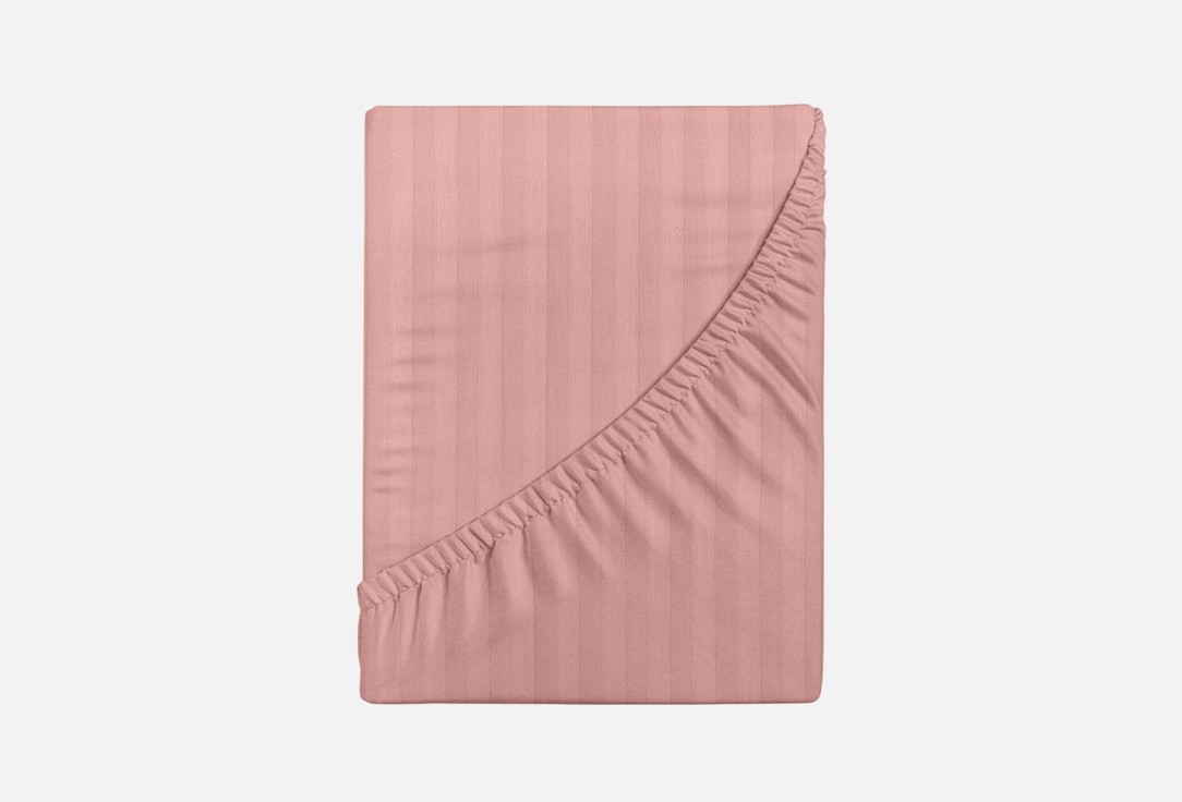 Изображение товара Простыня На Резинке Verossa Stripe Rouge, розовый, полутораспальная