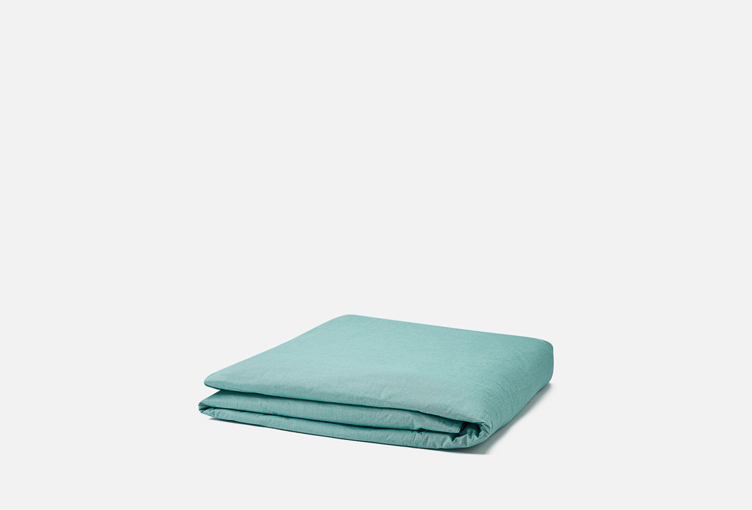 Изображение товара Пододеяльник Verossa Melange Emerald, зеленый, 180х215