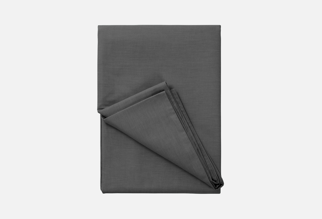 Изображение товара Пододеяльник Verossa Graphite 200х220 черный сатин премиум хлопок