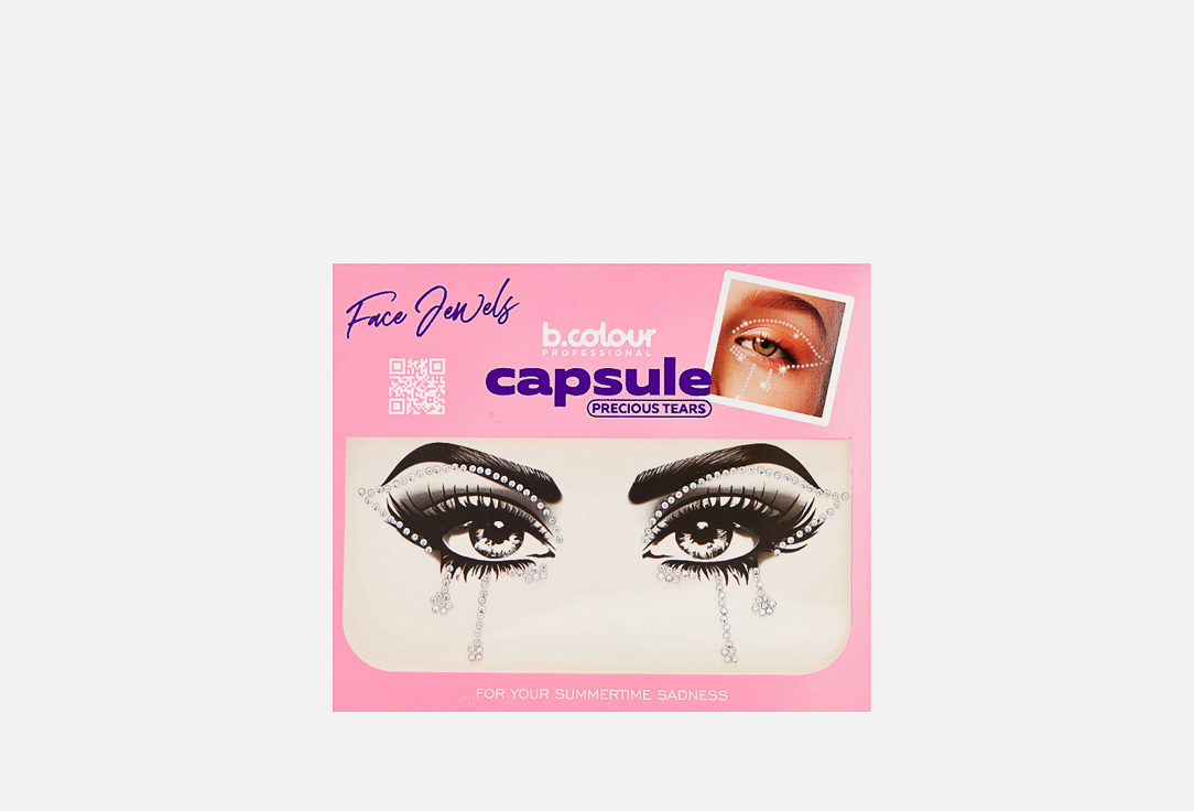 Изображение товара Стразы для лица Precious tears B.COLOUR PROFESSIONAL B.COLOUR PRO CAPSULE