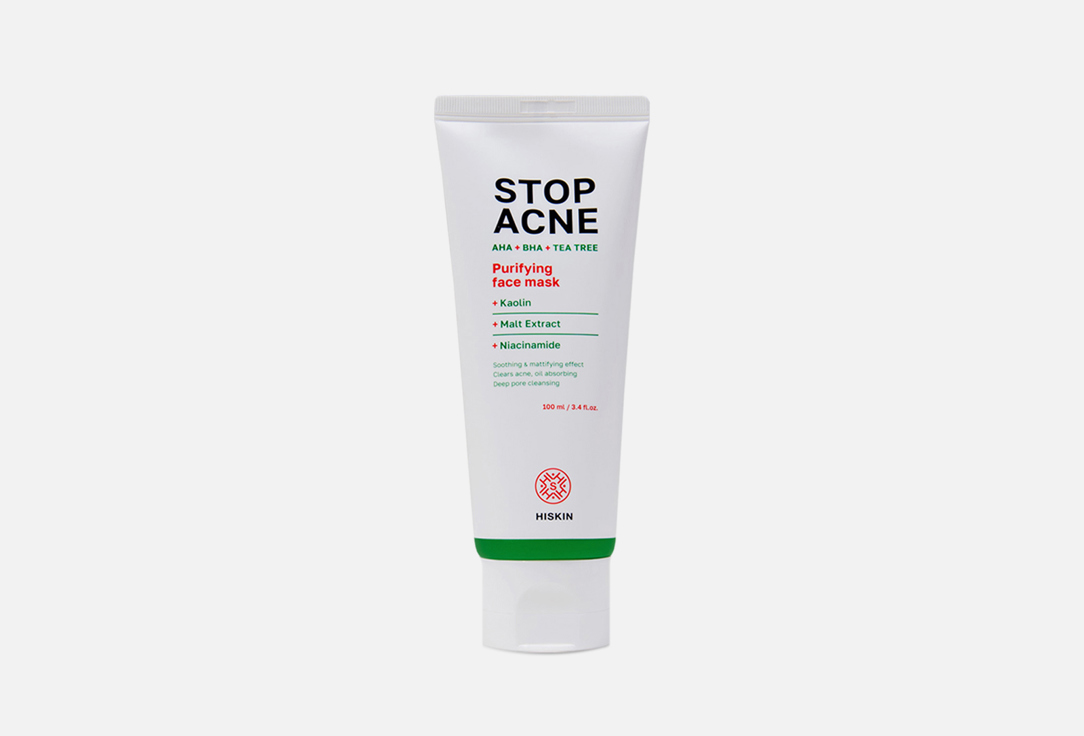 Изображение товара Маска для лица HISKIN AHA + BHA + TEA TREE STOP ACNE
