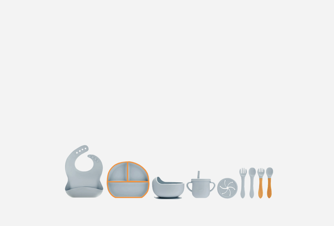 

Набор посуды для кормления PLAY KID, Кант 11 шт