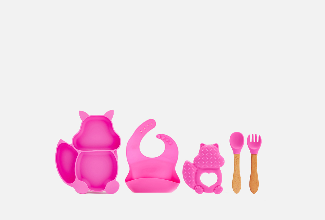 

Набор посуды для кормления PLAY KID, Белка 1 шт