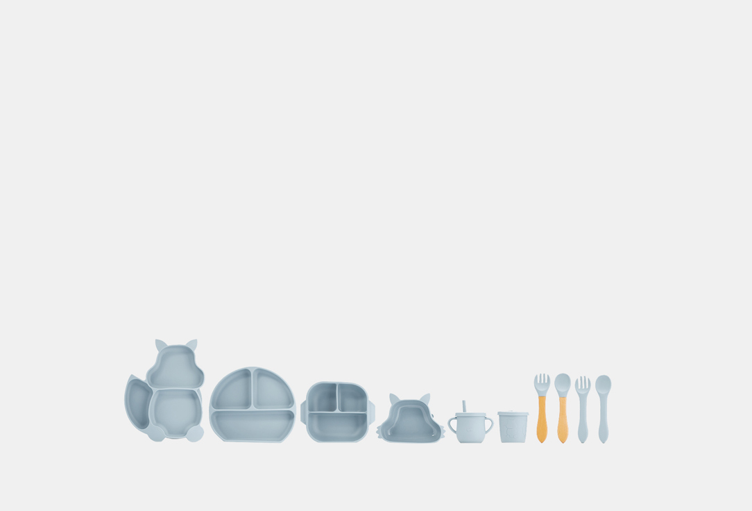 

Набор посуды для кормления PLAY KID, 13 предметов 13 шт