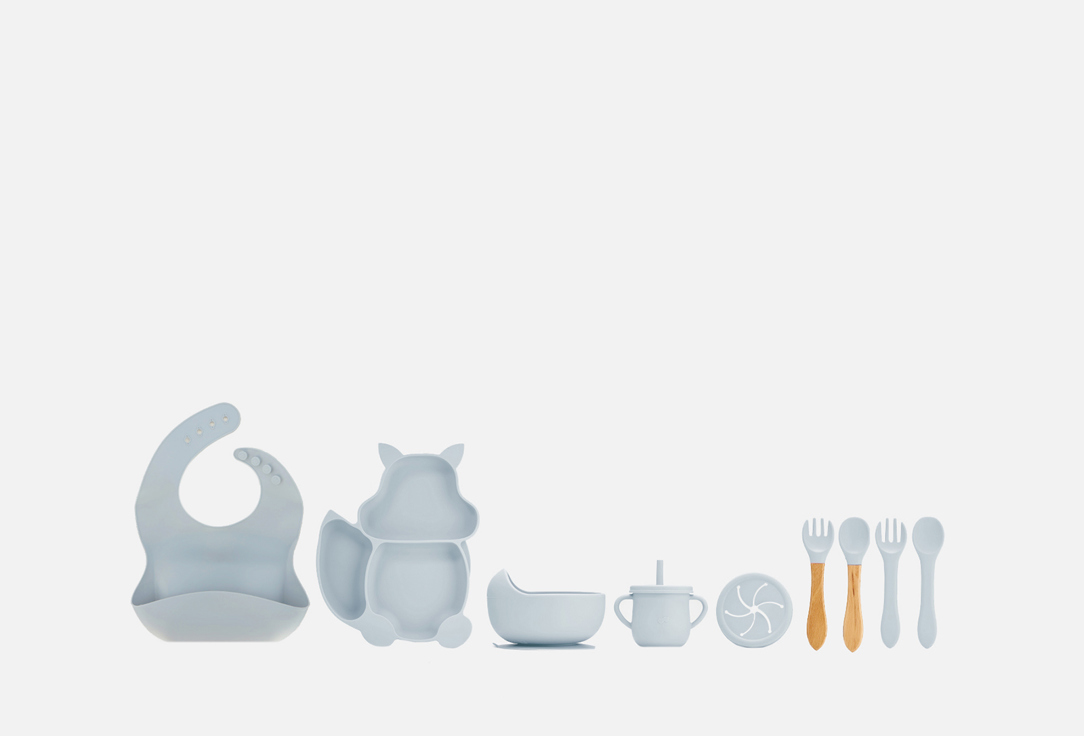 

Набор посуды для кормления PLAY KID, 11 предметов 11 шт