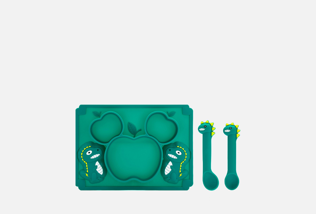 

Набор посуды для кормления PLAY KID, Краб 3 шт