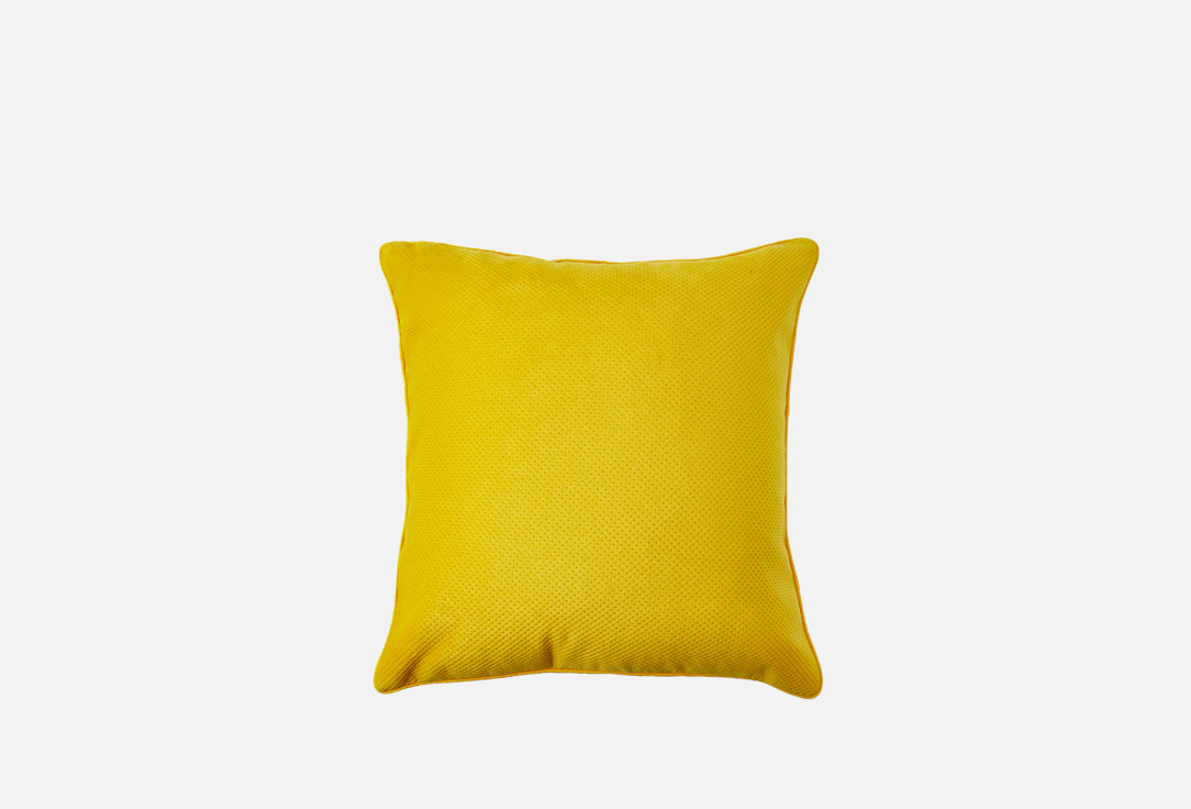 Чехол для подушки с кантом BY лимонный 
