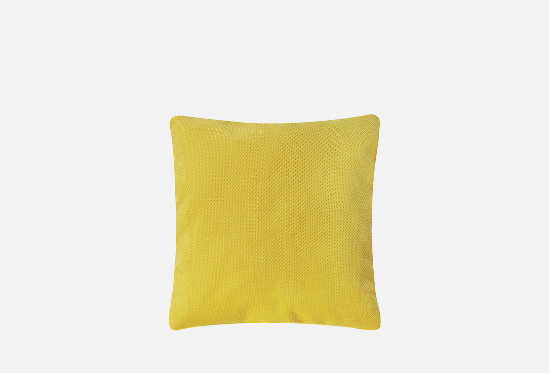 Чехол для подушки с кантом BY Лимон, желтый, 50х50