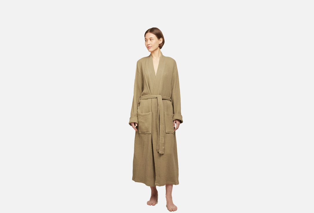 

Халат BY, Зеленый, Муслиновый зеленый