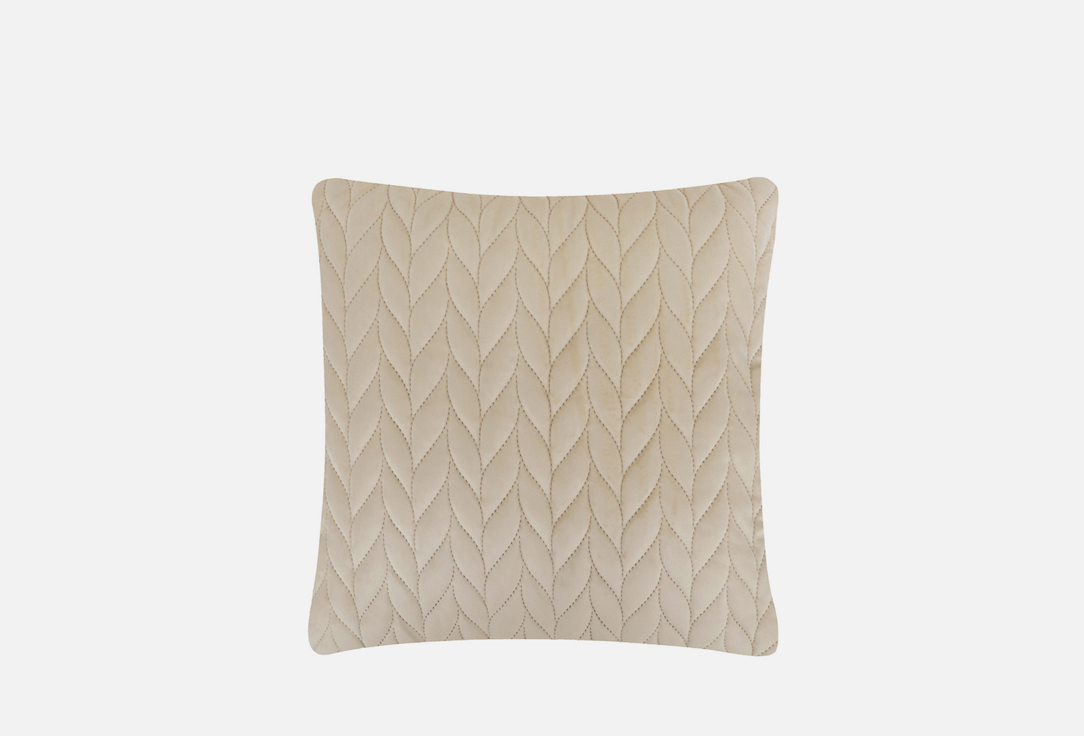 

Чехол для подушки с кантом BY, Бежевый, Бежевый, 50х50