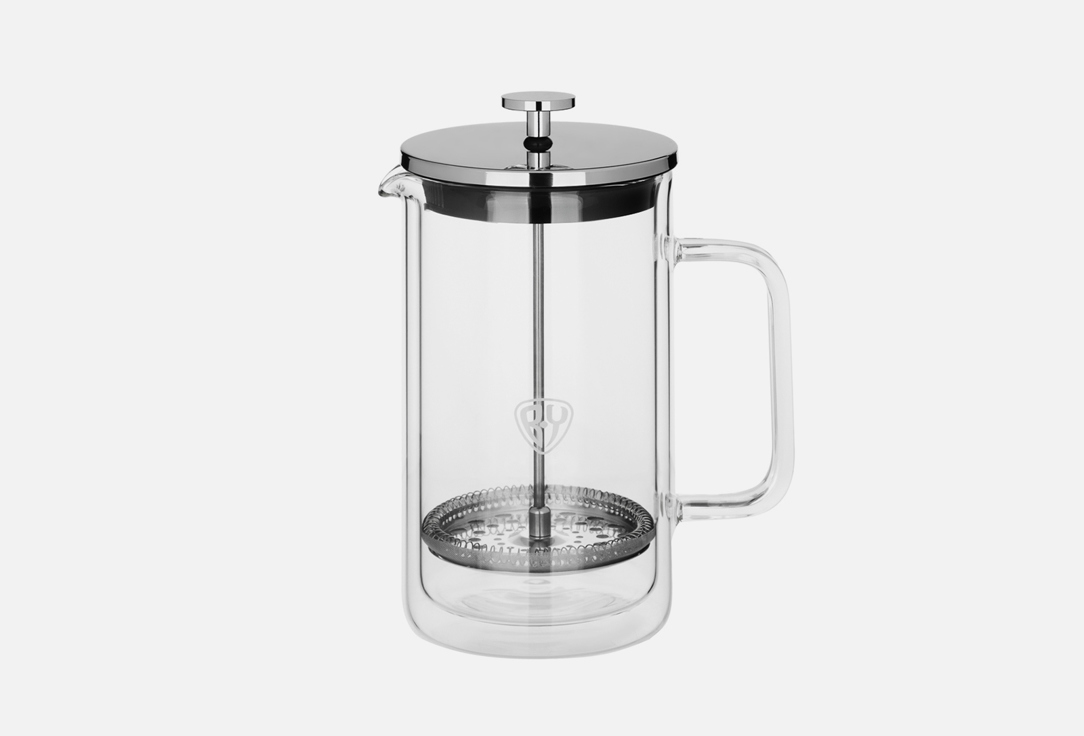 

Френч-пресс BY, Прозрачный, С двойными стенками 1000 мл 1000 мл