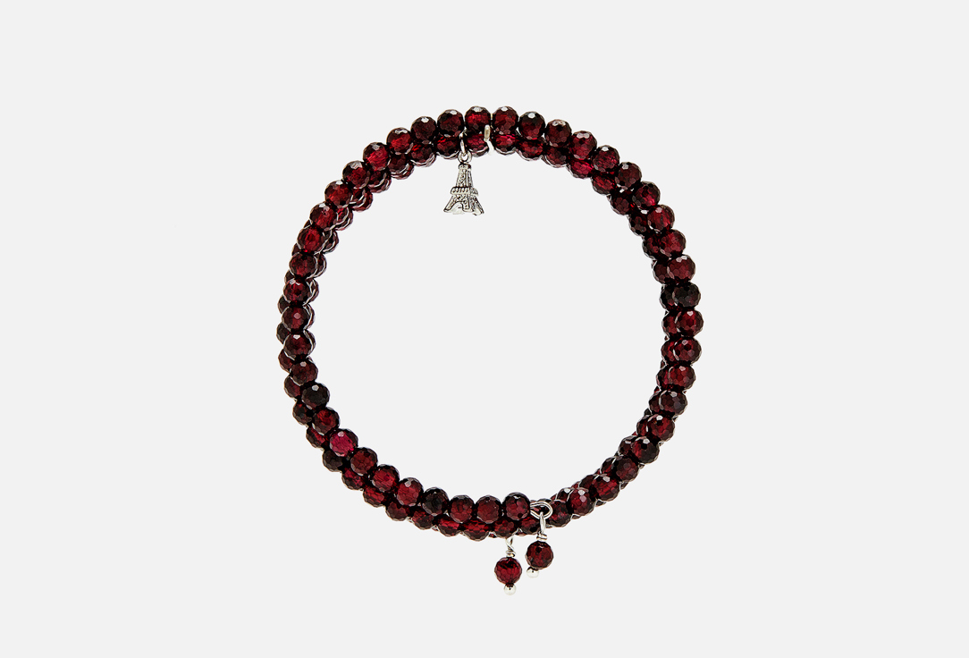 Изображение товара Браслет из граната Alerie-Accessories с подвеской Париж