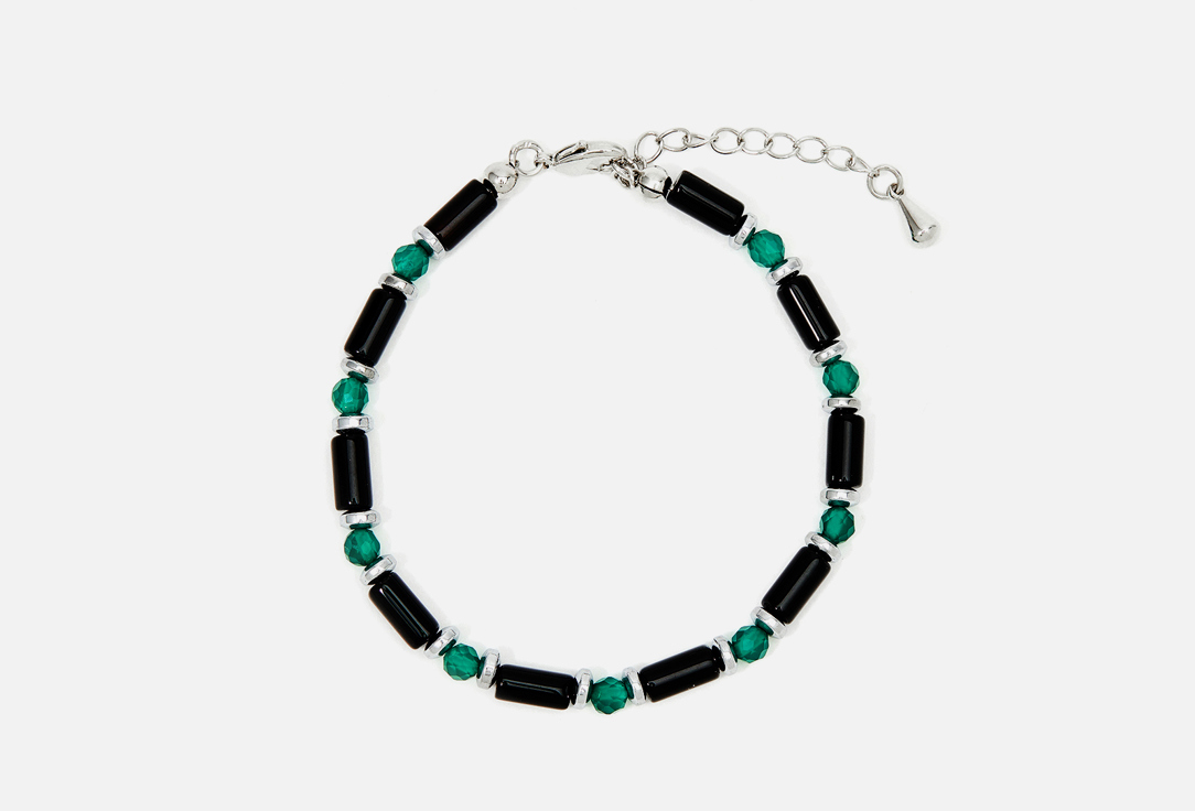 Изображение товара Браслет Alerie-Accessories из агата и гематита для женщин, регулируемый