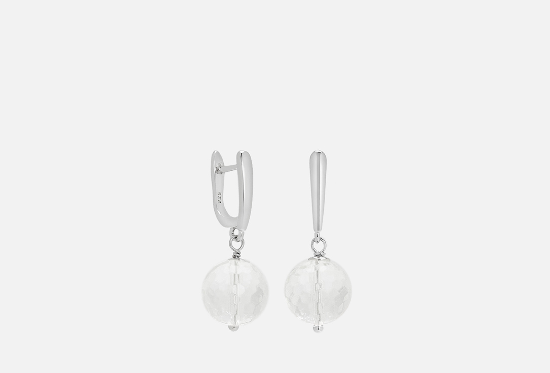 

Серьги ALERIE-ACCESSORIES, Из ограненного горного хрусталя 2 шт