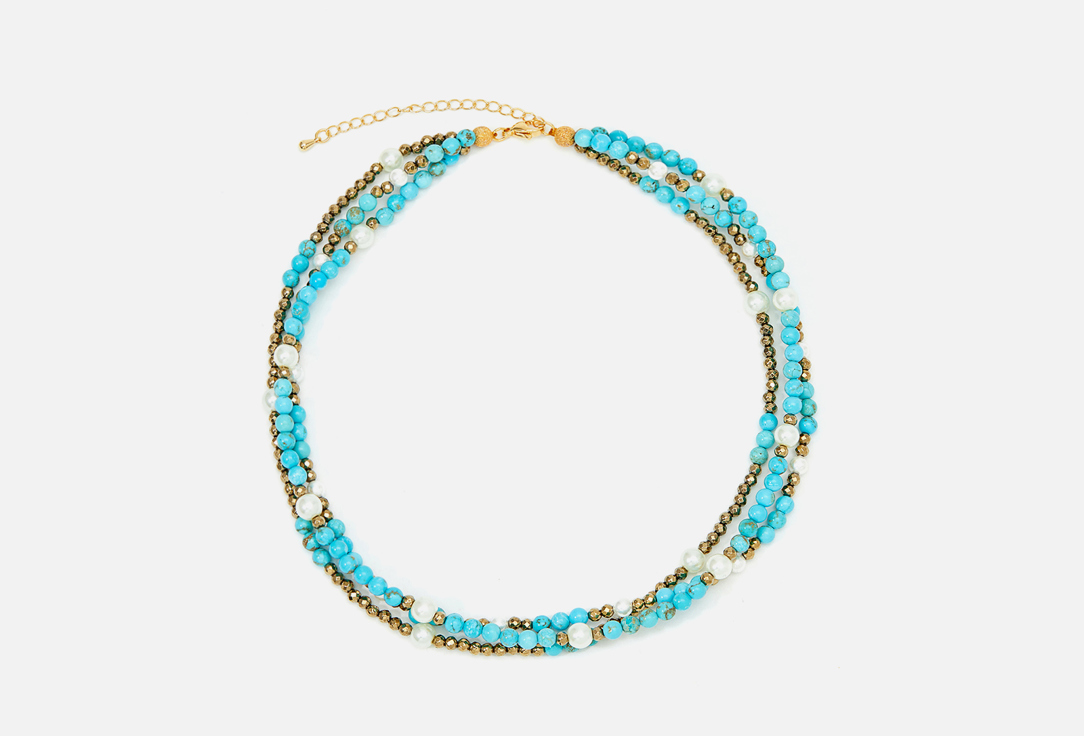 Изображение товара Колье Alerie-Accessories из туркенита майорки и ограненного гематита