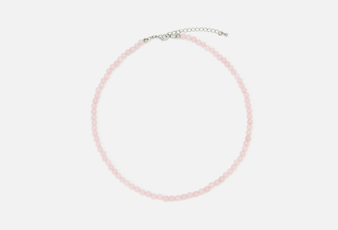Чокер ALERIE-ACCESSORIES Из розового кварца 1 шт чокер alerie accessories опал длина 39 см розовый