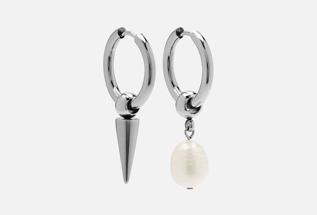 Изображение товара Серьги Ресурс с шипом и жемчужиной