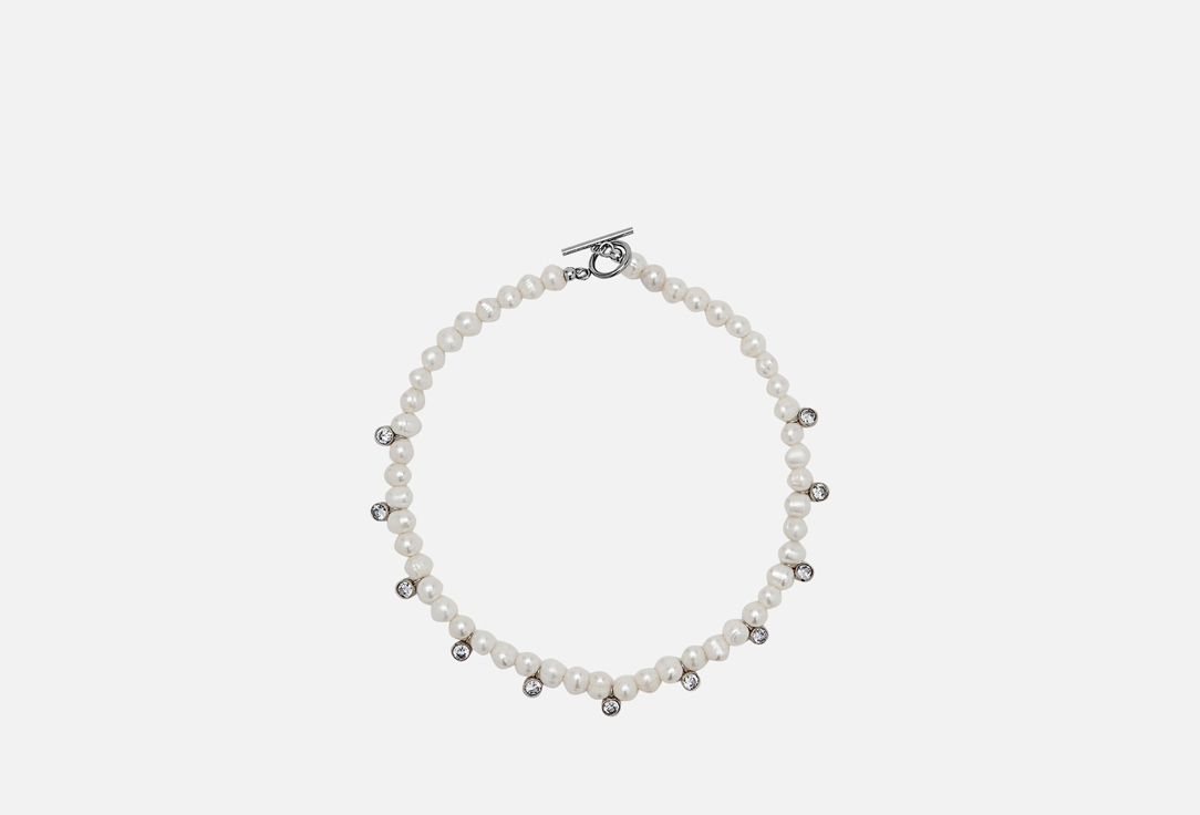 Изображение товара Чокер Ресурс из белого жемчуга с кристаллами