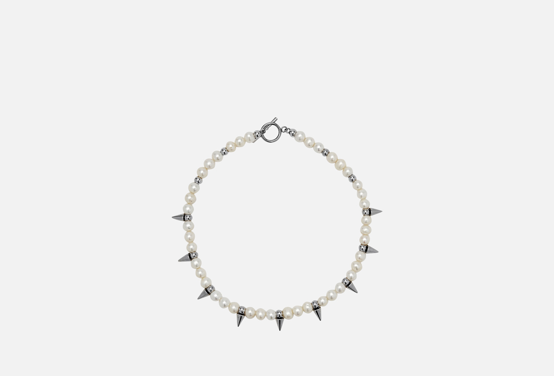 Изображение товара Чокер Ресурс из белого жемчуга с шипами